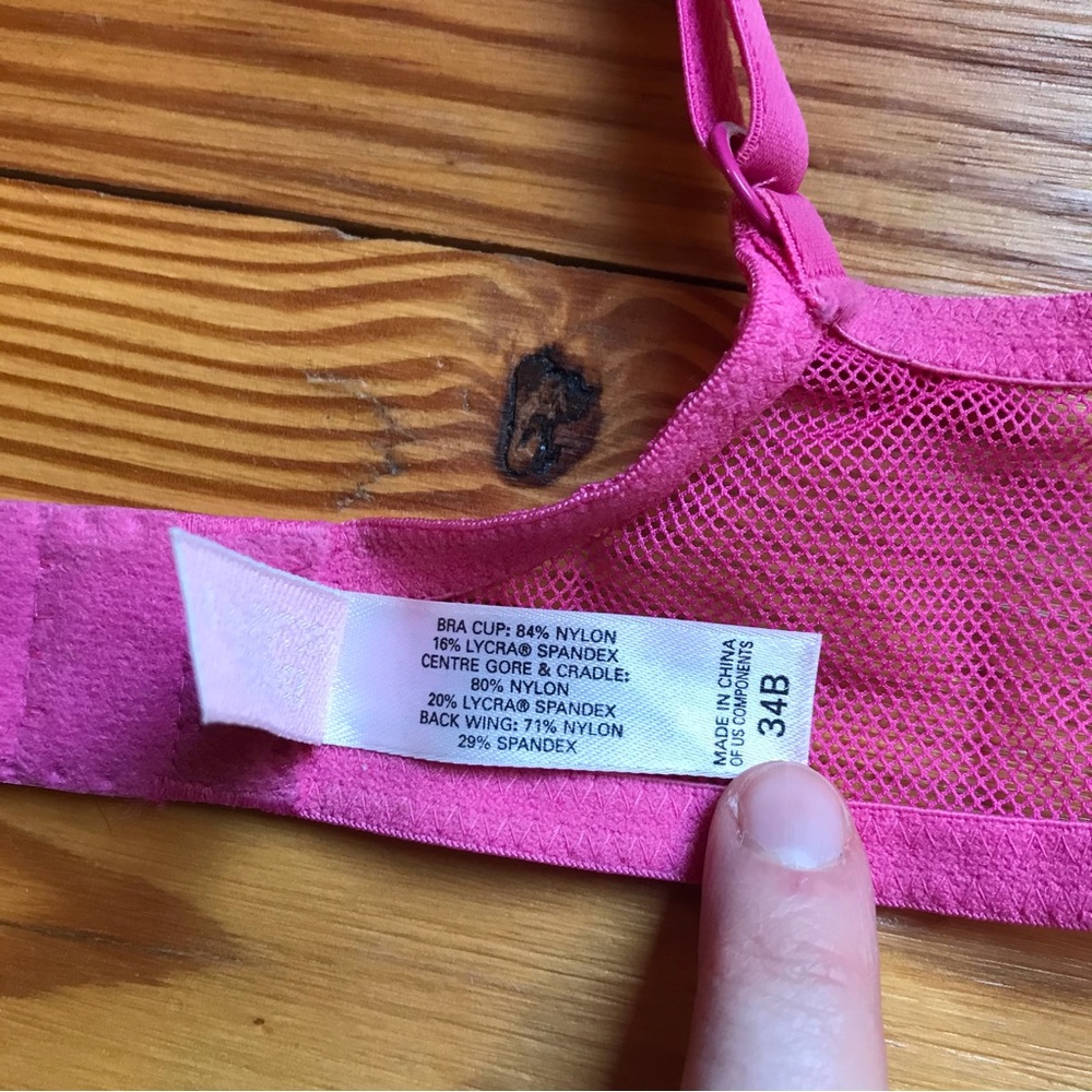 Victoria’s Secret Pink Black Lace Bra Bundle, EUC, 34B - Picture 7 of 7